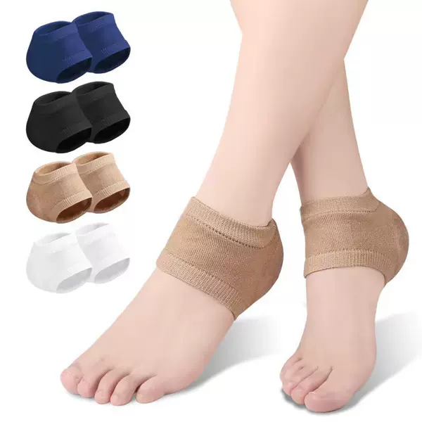 Silicone heel moisturizing anti-crack socks heel protector anti-chafing anti-pain anti-crack gel socks for men and women