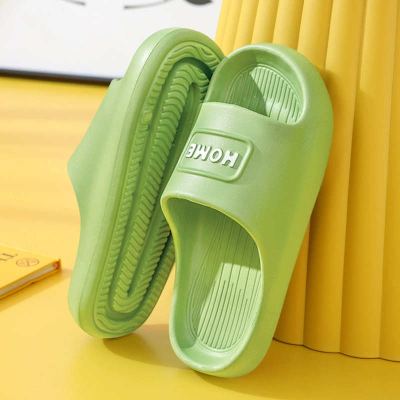 Парные тапочки для женщин, домашние тапочки для ванной комнаты из ЭВА на толстой подошве, летние мужские тапочки для улицы, всесезонные домашние нескользящие сандалии, парный стиль.