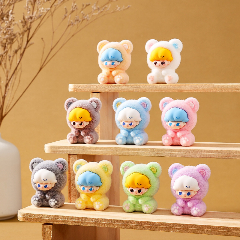 漫画植毛クマディディかわいい人形 diy ジュエリーアクセサリーデスクトップ小さな装飾品ブラインドバッグ卸売|undefined