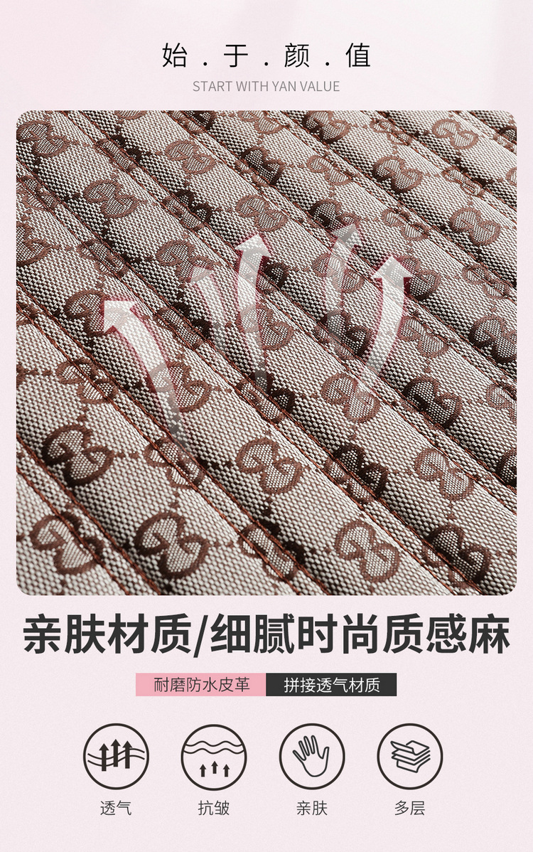 Car seat cushion new full-enclosed seat cover four seasons universal fabric seat cover summer linen special car seat cushion cover