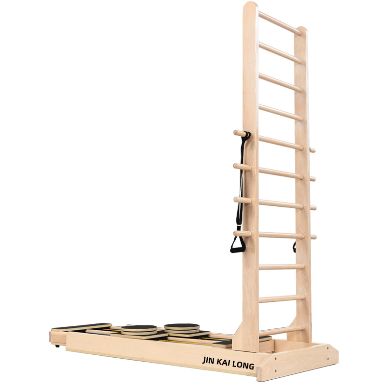 Pilates escalera de dos vías, sala de yoga, gimnasio, equipos grandes, pilates, rieles deslizantes de dos vías, escalera de dos vías