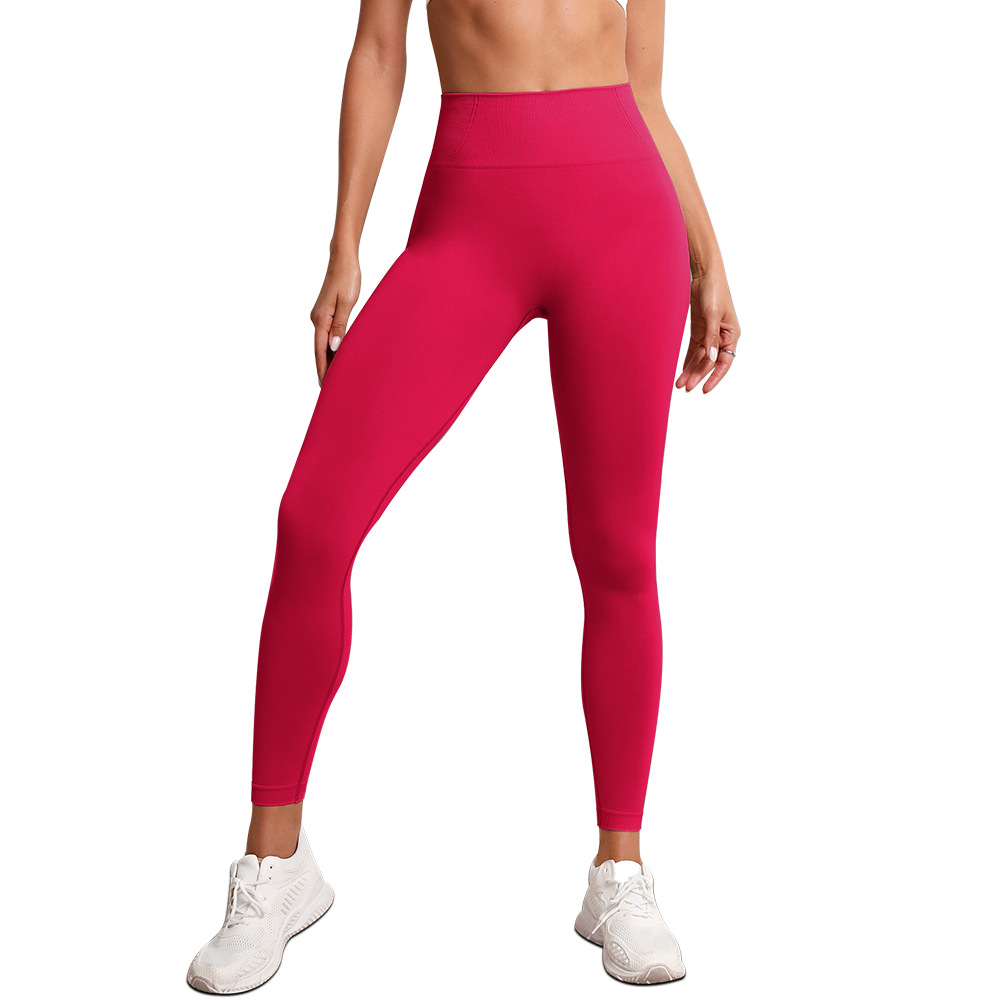 Pantalones de yoga ajustados sin costuras de cintura alta para mujer pantalones de fitness elásticos de secado rápido ropa exterior correr fitness deportes pantalones cortos