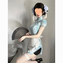 中华小厨娘日系软妹lolita女仆围裙cos服新中式旗袍连衣裙小清新