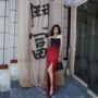 渐变宴会小众新款晚礼服