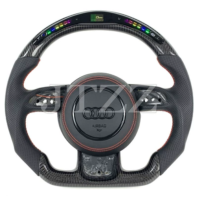 Steering wheel A4A5A6A7S4S5S6S7 2010-2015 carbon - style-3