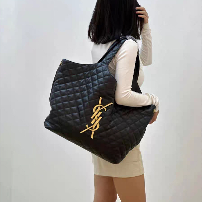 High-Quality Yangshulin Goatskin Large Bag, Big-Name Women's Bag, Large-Capacity Shopping Bag, High-End Tote Bag, Mother Bag