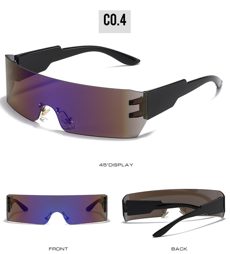 Title 9, Novos óculos de sol reflexivos coloridos da mod...