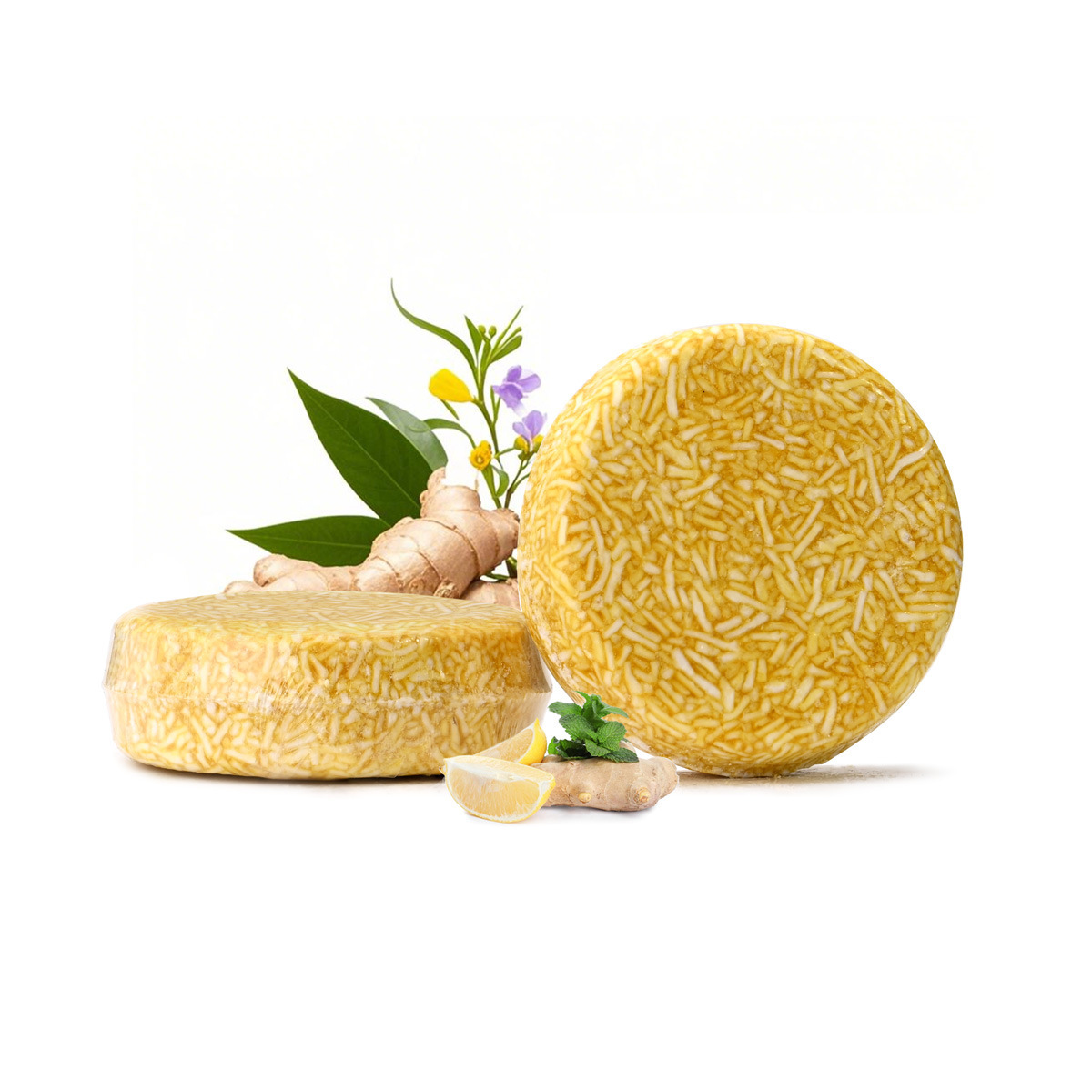 Jabón Champú de Aceite Esencial de Arándano Limpieza y Nutrición Profunda para Cabello