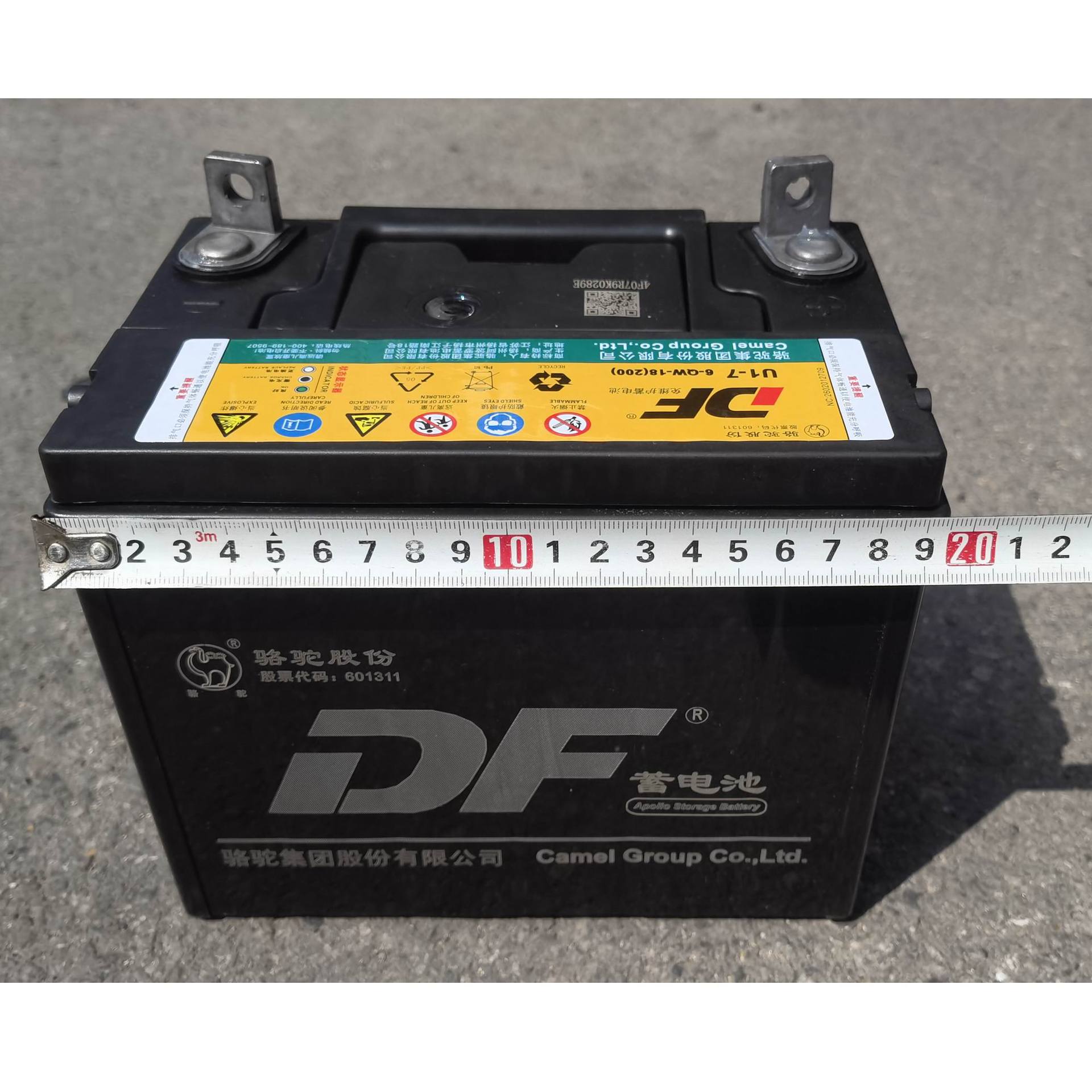 Camel Df 6-Qw-18 U1-7 Automotive Lead-Acid Battery 12V18Ah Maintenance-Free Lawn Mower Generator