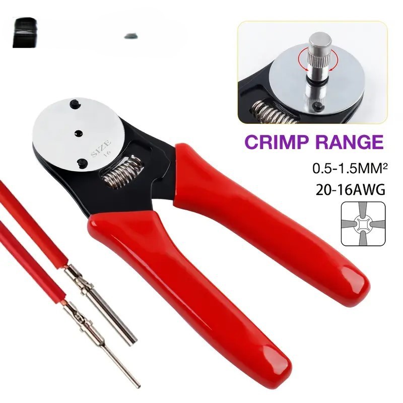 跨境16AWG压接钳压线钳端子手动重载连接器哈丁插头冷压钳