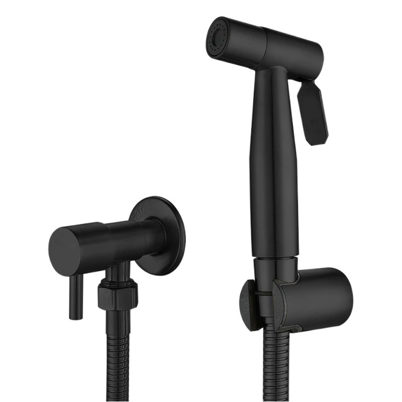 304 нержавеющая сталь матовое золото черное золото пистолет-распылитель для унитаза туалет женский чистящее средство Костюм Туалетный компаньон