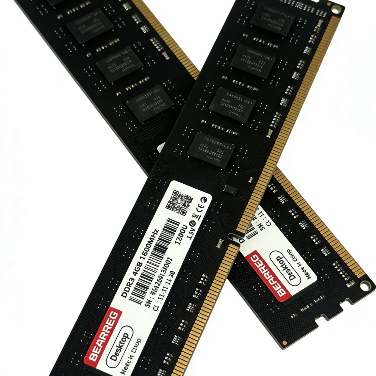 Bearreg Ddr3 1600 4g 8g Memory Stick Desktop Compatible with B85 B75 H61 H97 X79