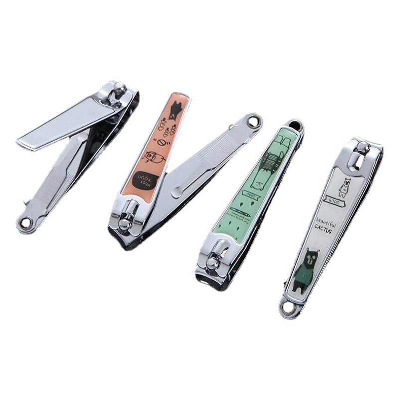 Cartoon with file nail clippers nail nail clippers cute girls nail clippers with ear spoon nail clippers wholesale