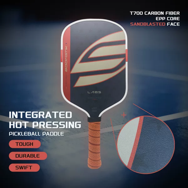 BOOMSTICK Pickleball Paddle Foam carbon fiber sandblasting