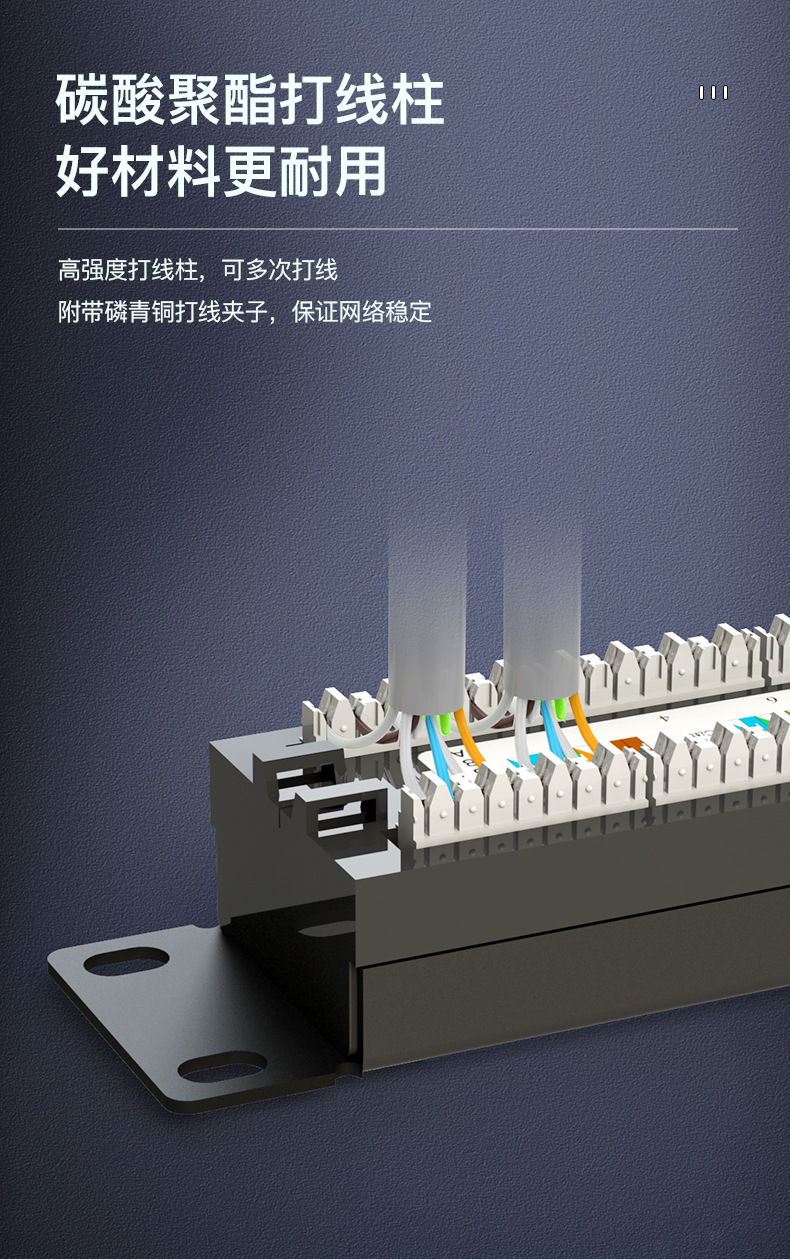 超五类24口非屏蔽光纤网络配线架 RJ45模块cat6语音超六类配线架-阿里巴巴