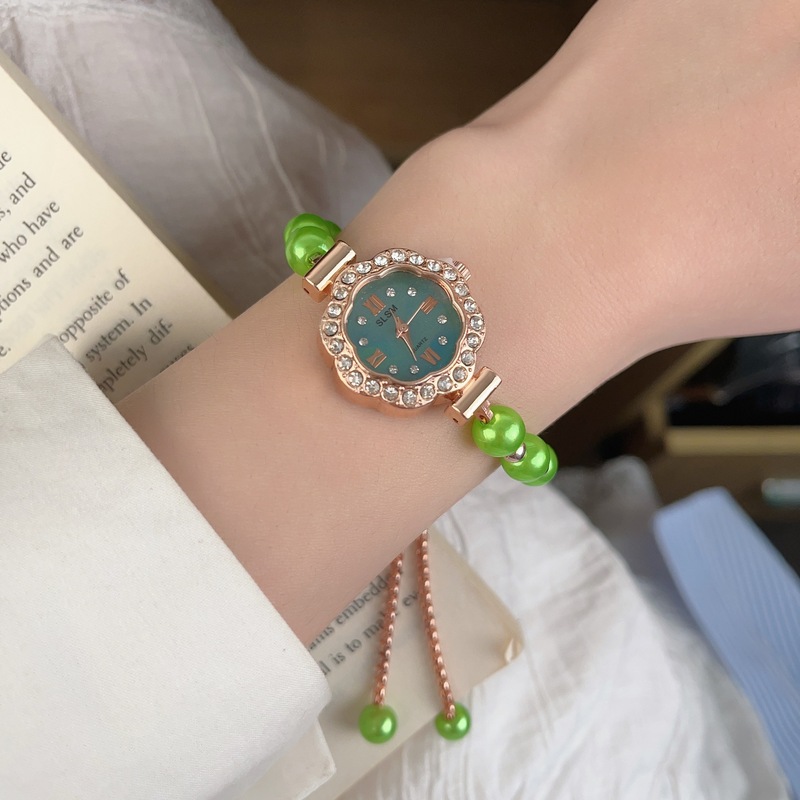 中古Vintage简约时尚抽拉可调节手链表古着轻奢气质通勤百搭手饰|undefined