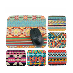 Ethnic Canvas Mouse Pad, Various Patterns Personalized Office Game Mouse Pad, Cute/Cartoon Mouse Pad 
