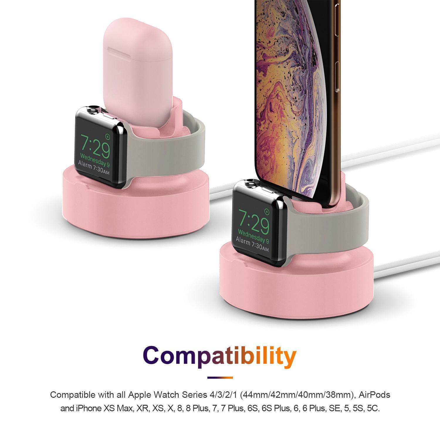 Suitable for Apple Watch headset charging base iPhone charging stand 2-in -1 stand Airpods