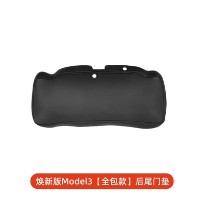 Tesla Model Y New Version: Other Automotive Interior Supplies - black-refreshed-model-3-tailgate-mat-full-coverage-1-piece-set