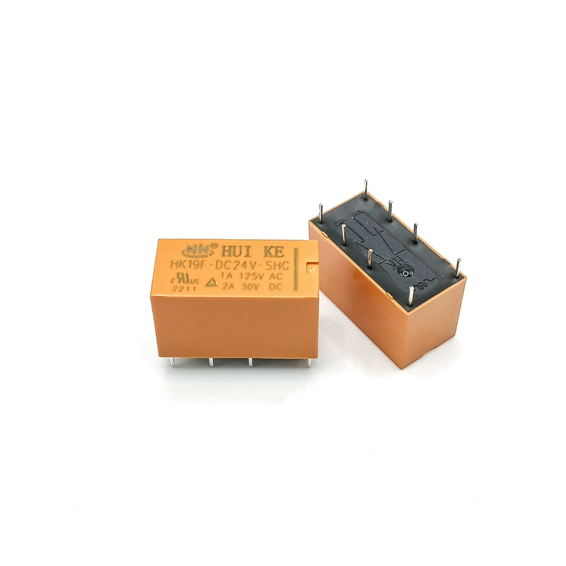 HK19F-DC5V-SHG оригинальный Huike силовой реле HK19F-DC24V-SHG два открытых 2A