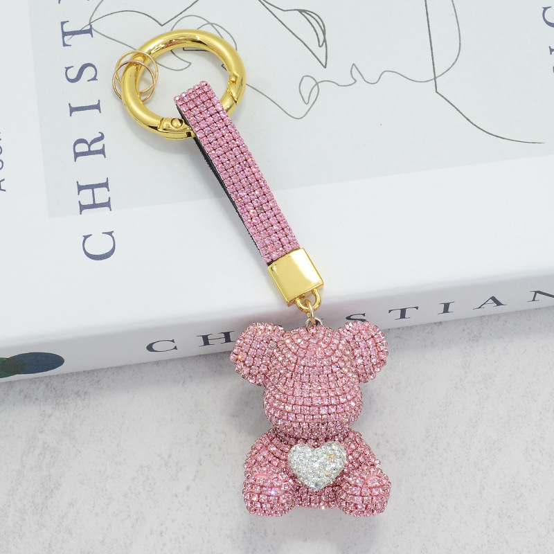 복숭아 심장 곰-핑크