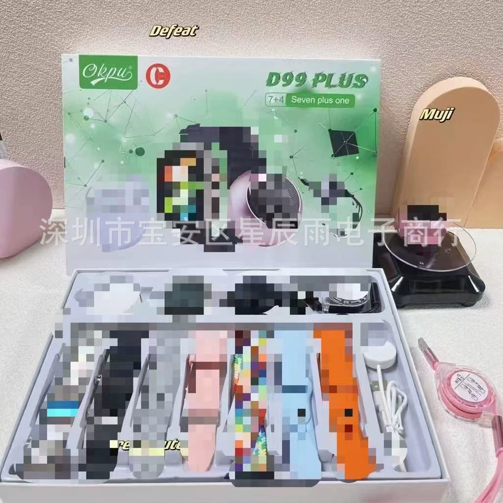 Bracelet, set, headphones, D99, 99 plus, bluetooth