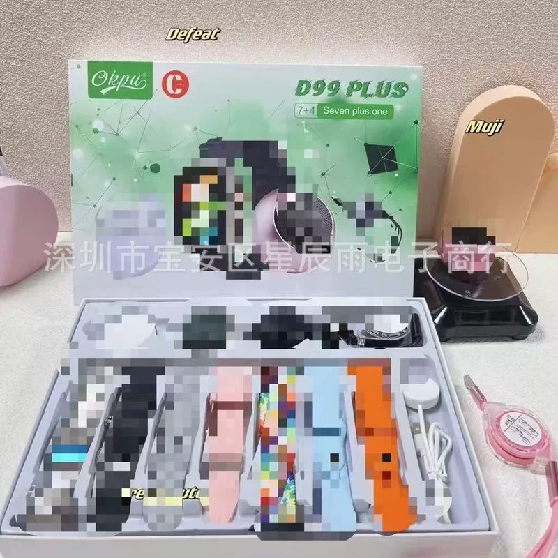 Bracelet, set, headphones, D99, 99 plus, bluetooth