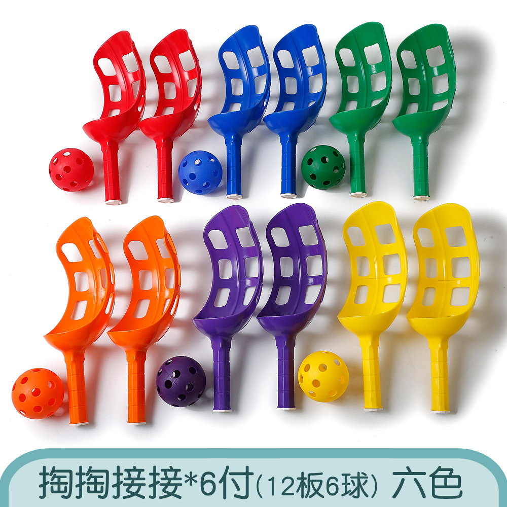 Juguete de educación temprana para padres e hijos receptor de pelota doble para niños