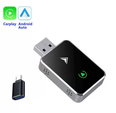 Smart Button Wireless Carplay Simsiz CarPlay və Android Auto - k3-silver-neutral-luminous-icon-extension-cord