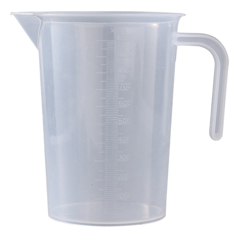 Plastic Measuring Cup with Scale, Thickened Baking Measuring Cup, Transparent Measuring Cylinder, Plastic Measuring Bucket, Large Capacity Measuring Spoon, Factory Wholesale