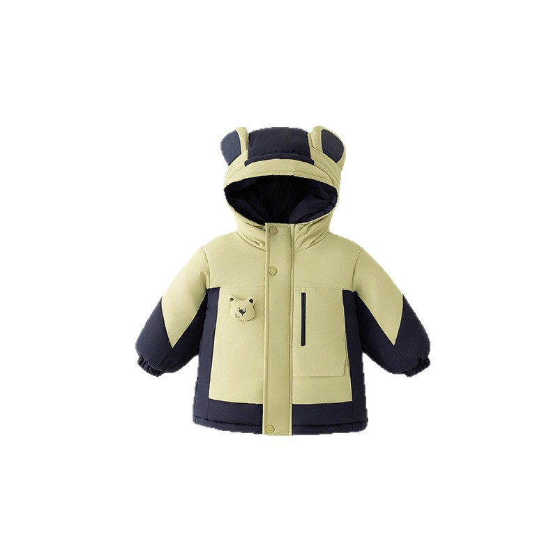 Bestseller Foreign Trade Boys' Winter Jacket Children's Hooded 5 New Styles Girls' Windproof Fleece Lined Thickened Baby Parka ALYCExiyuebaobao_voghion.com