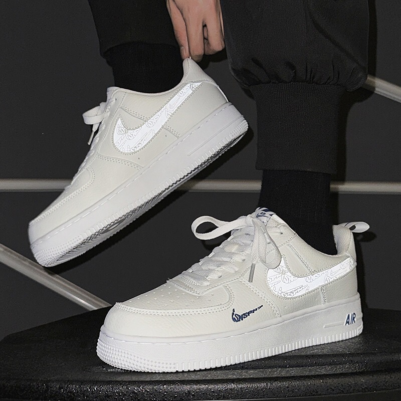 Top-Quality Low-Top Men's Shoes, Air Force One Women's Shoes, Reflective Hook, High-End Version from Putian, Couple's Shoes, Pure Original