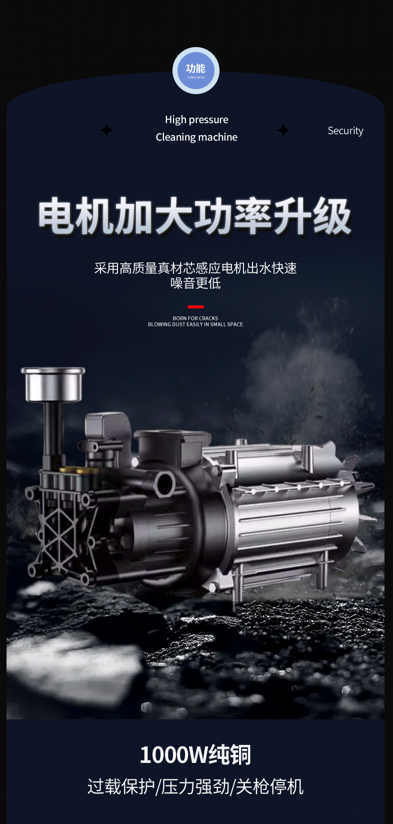 Portable High Pressure Car Washer 220V