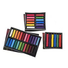 美术生画画专用粉画笔 粘土人偶上妆粉盘  彩色粉笔套装