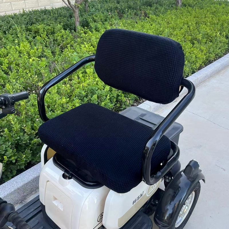 Bubuxian casual tricycle seat cover, suitable for all seasons, cute cartoon electric vehicle seat cushion cover, tricycle seat cover