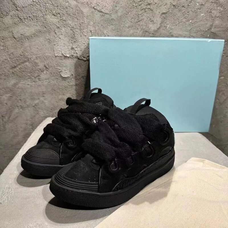Dream Source Thick-Soled Dad Shoes Black Warrior Height-Increasing Versatile Street Fashion Trendy Sports Couple Shoes Men's Shoes Bread Shoes