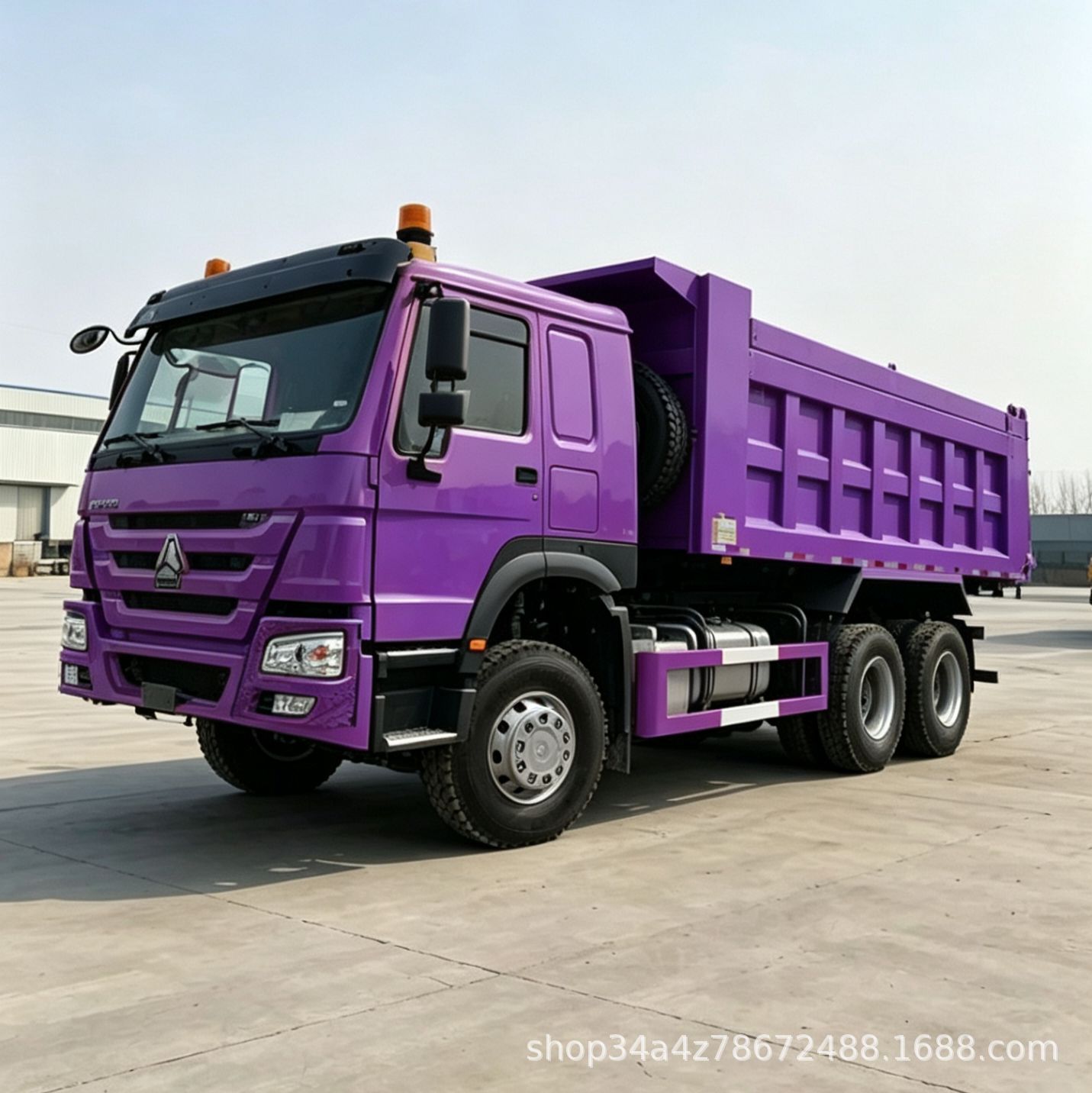 Overseas Howo 6X4 Dump Truck 371 Horsepower Dump Truck Engineering Vehicle Rear Dump Truck Deposit