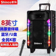 新科（Shinco） 广场舞音响户外拉杆蓝牙音箱扩音器大功率家用K歌