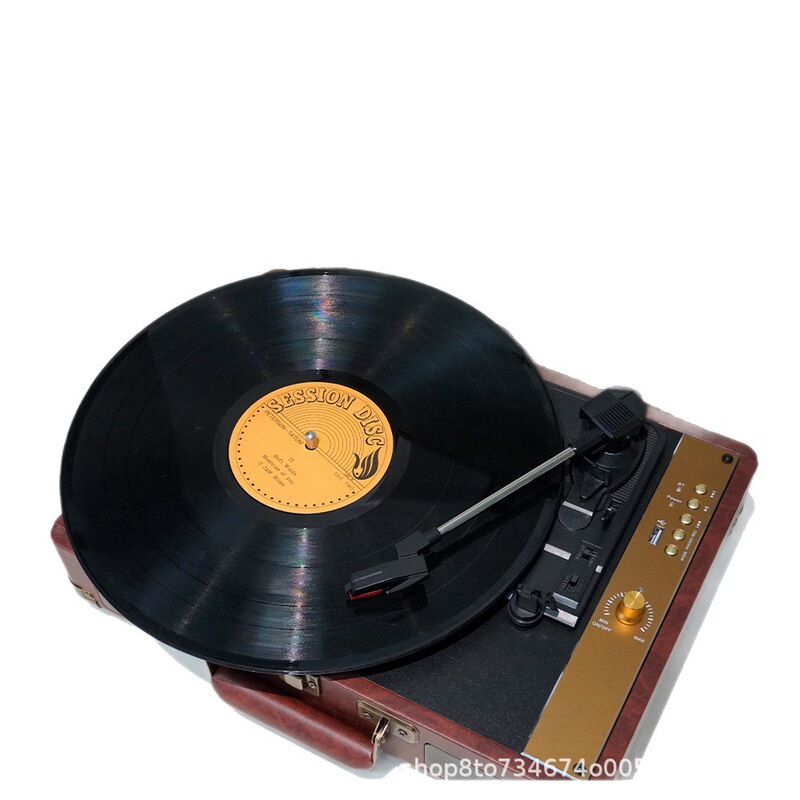 国境を越えた新製品プロフェッショナルグレードのビニールレコードプレーヤーモダンライト高級蓄音機BluetoothオーディオHiFiレコードプレーヤー|undefined
