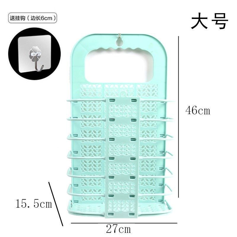 可折叠脏衣服收纳筐家用脏衣篮浴室洗衣篮衣篓壁挂式收纳桶置物架|undefined