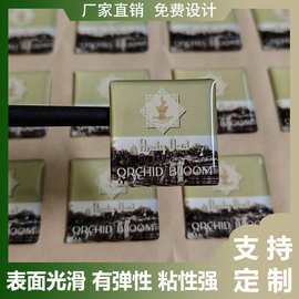 透明水晶3D立体PVC不干胶卡通滴塑3M胶强粘滴胶贴纸急单生产