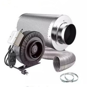 套装水培活性炭过滤器铝箔风管风机组合