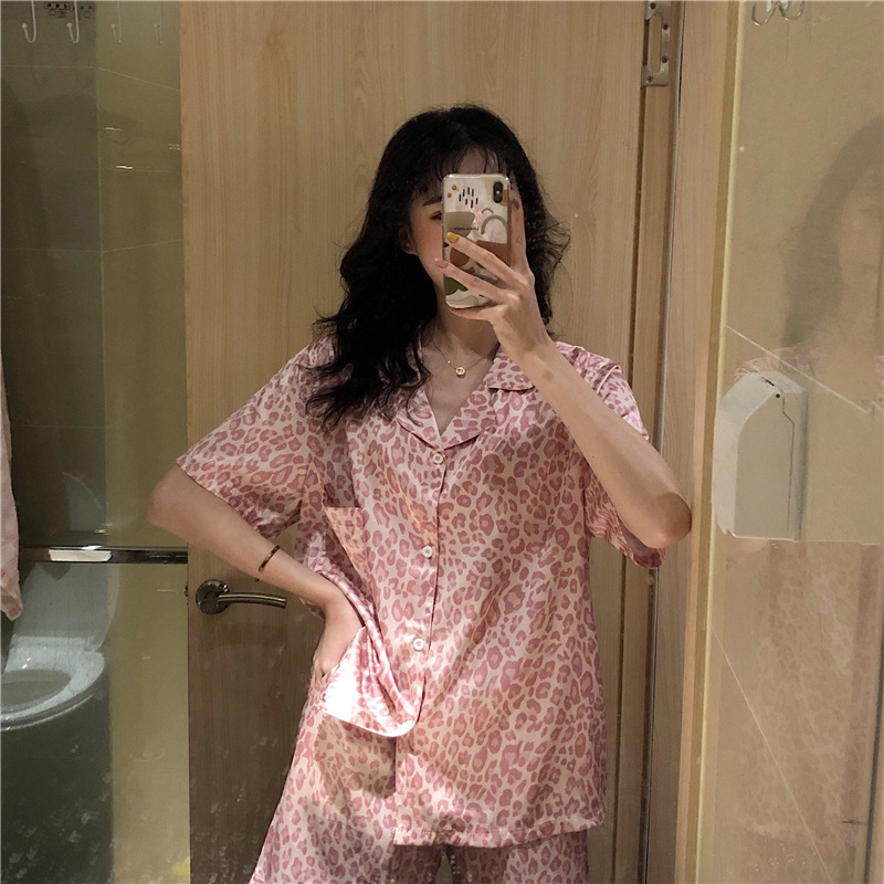 2025新款睡衣女韩版花边春夏长袖宽松可爱长袖女士家居服套装批发|undefined