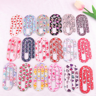 Cross-Border Printed Acrylic Paper Clip Bookmark Thermal Transfer Paper Clip Notebook File Card Holder