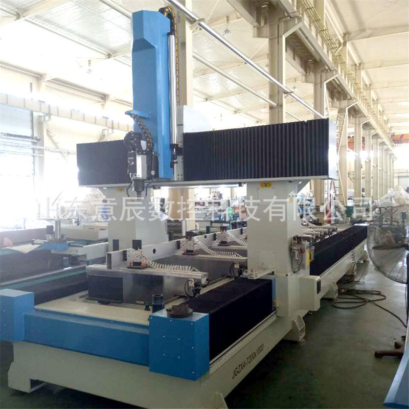 龙门钻攻一体机 4米高速内冷钻削铣动力头 大孔径新代数控钻铣床