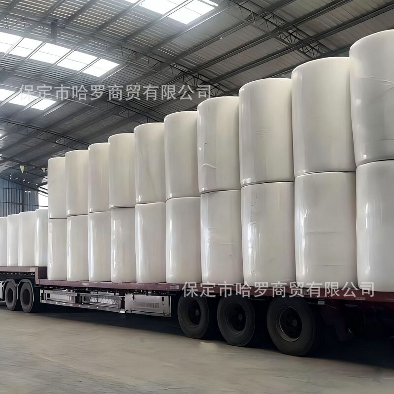 Large Roll Toilet Paper Raw Material Virgin Wood Pulp Paper Towel Raw Material Semi-Finished Product Large Roll Paper One Ton Manufacturer Wholesale