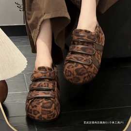 超火内增高厚底德训鞋女2025年秋冬新款魔术贴勃肯鞋百搭休闲板鞋