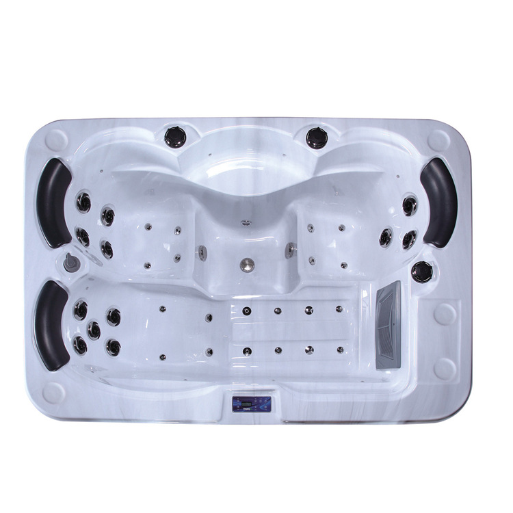 Multi-persona interior piscina de surf Villa Hotel bañera empotrada jardín Villa baño de masaje multifuncional