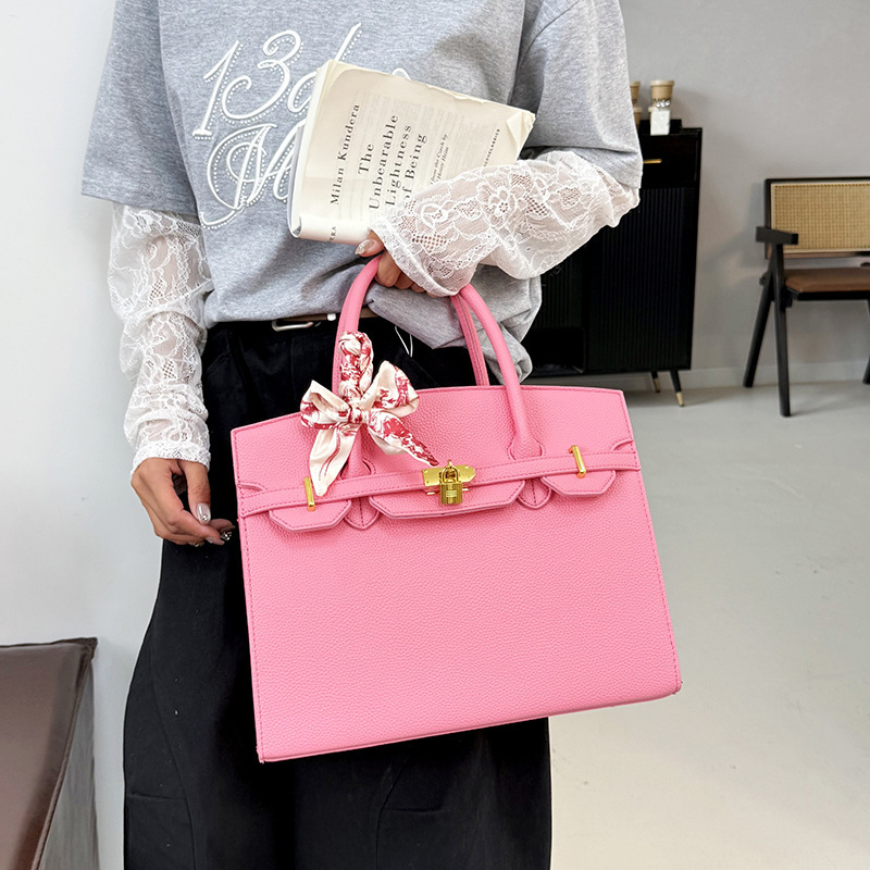 外贸简约单肩包女2025新款潮时尚洋气质感单肩包通勤大容量斜挎包|undefined