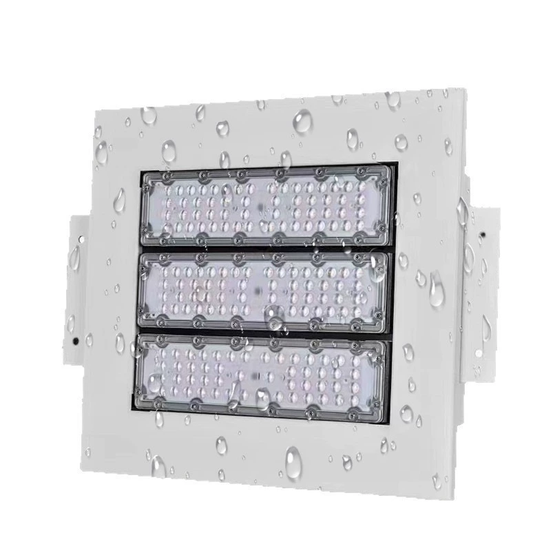 Наружная водостойкая LED лампа заправочная станция 120W потолочная светильня и скрытый высокомощный модуль лампы заправочной станции 150WIP67